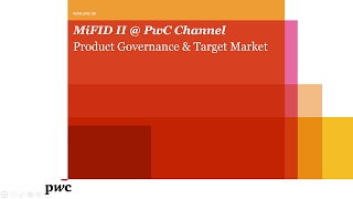 MiFID II  PwC  Target Market [upl. by Pearle]