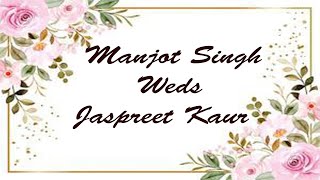 Dj Jaggo Ceremony  Manjot Singh Weds Jaspreet Kaur  Shehbaaz Film Production [upl. by Jasun715]