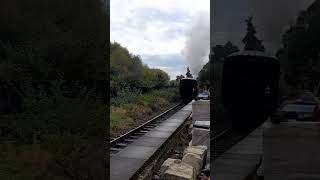 4144 departing from Oxford Road Station at Didcot Railway Centre steam gala on the 21924 [upl. by Darrin52]