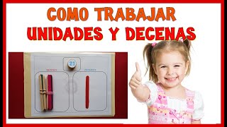 DECENAS Y UNIDADES ACTIVIDADES PARA TRABAJAR CENTENADECENAUNIDAD EN PREESCOLAR Y PRIMARIA [upl. by Nirrek805]