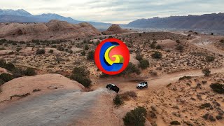 DRONE FOOTAGE 12  MOAB UTAH  DJI AIR 3 [upl. by Kipper]