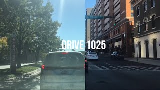 My day on the road to and from Baltimore Elkridge Columbia MD 1025 driving timelapse america [upl. by Ailama]