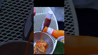 BBQ Grilled Buffalo Chicken Wings flamethrowergrill [upl. by Wildon]