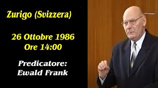 ZURIGO SVIZZERA 26 OTTOBRE 1986  EWALD FRANK [upl. by Ben727]