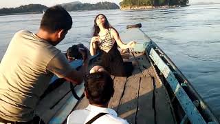 Manipuri film shooting on Brahmaputra river guwahati [upl. by Dam109]