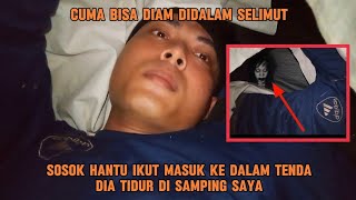 CAMPING HORORBADAN GEMETAR AKIBAT SOSOK HANTU IKUT MASUK KE DALAM TENDA campinghoror solocamping [upl. by Yhtir]