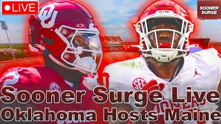 OU Football Sooners to Host Maine in Final NonCon game Live Call Ins  Sooner Surge Live [upl. by Iredale]