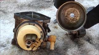 HOW TO REBUILD BRIGGS and STRATTON OHV INTEK Engine CARBURETOR Riding Lawnmower Wont START or RUN [upl. by Homovec]