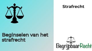 Beginselen van het strafrecht [upl. by Raval]