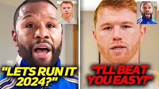 Floyd Mayweather CONFRONTS Canelo Alvarez About Rematch In 2024 [upl. by Salvatore]