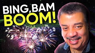 How Do Fireworks Work  Neil deGrasse Tyson Explains [upl. by Anertal369]