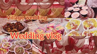 Wedding vlog  my sister’s wedding  village weddingmysisterweddingvillageweddingviralshabheen [upl. by Rhodia488]