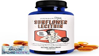 Legendairy Milk Sunflower Lecithin 1200mg Organic Sunflower Lecithin Supplement for Clogged Review [upl. by Peh]