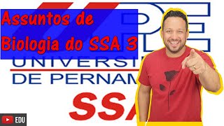 Assuntos de Biologia do SSA 3  Conteúdos de Biologia do SSA 3  Sistema Seriado de Avaliação  UPE [upl. by Odraner]