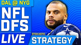 CowboysGiants Showdown Strategy TNF Week 4 DFS Picks  NFL DFS Strategy [upl. by Ignaz]