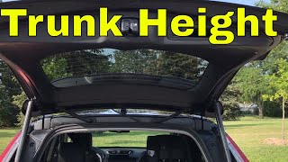 How To Adjust Trunk Height On A 2017 Honda CRV [upl. by Swarts]