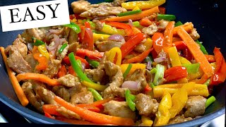 chicken stir fry sauce in 15 minutes from scratch  Christmas Recipe  how to make chicken sauce [upl. by Ballou]