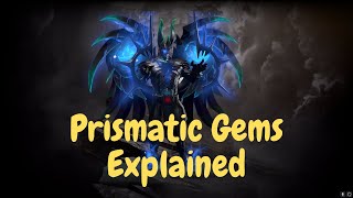 Dota 2  Prismatic Gems Explained with Crystalline Blue Gem  Terrorblade ArcanaColor Changing Gems [upl. by Rein]