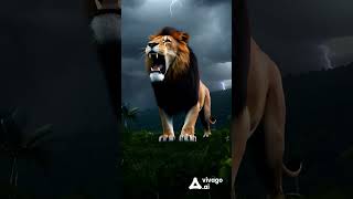 quotMajestic Lion Roar Sound Effectquotlionvoice shorts trending youtubeshorts [upl. by Eninaej]