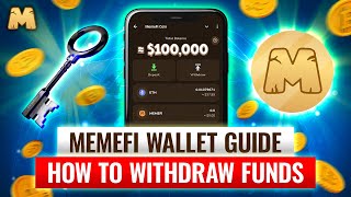 Watch Before Withdrawing  How To Create Wallet In MemeFi  Guide [upl. by Jehu842]