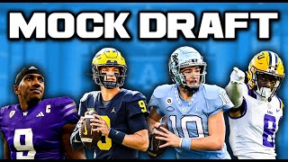 NFL Mock Draft With Trades  QampA At End Of Mock [upl. by Erminia]