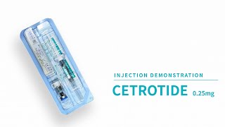 【Injection Demonstration】Cetrotide 025 [upl. by Yme925]