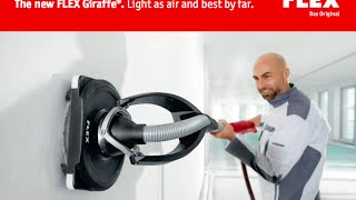 Flex Giraffe GE5 amp GE5R Drywall Sander  English [upl. by Yattirb]