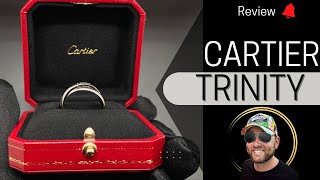 CARTIER Ring „Trinity“  Weißgold amp Keramik  Mein Review zum schönsten Herrenring [upl. by Saxet171]