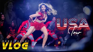 Nora Fatehi  USA Tour Vlog [upl. by Wivinah]