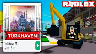 TÜRKHAVEN İNŞAA ETTİM Roblox [upl. by At]