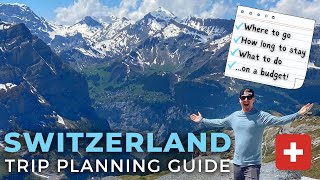 Swiss Trip Planning Guide  Switzerland Itinerary on a Budget  Know Before You Visit Switzerland [upl. by Allan]