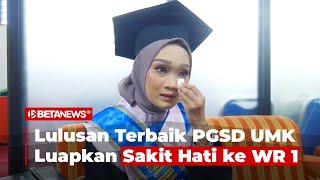 Usai Diwisuda Lulusan Terbaik PGSD UMK Ini Luapkan Sakit Hati ke WR 1 [upl. by Dlareg650]