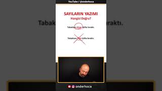 Üleştirme Sayılarının Yazımı Aman Dikkat [upl. by Richers570]