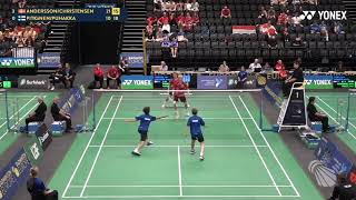 Badminton 2023 European U17 Team Championships Mens Doubles Finland vs Denmark Highlights [upl. by Goldenberg]