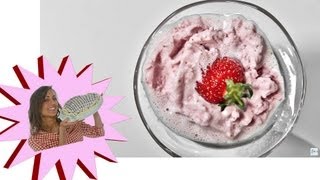 Gelato Alla Fragola per Diabetici Gelato Senza Zucchero  Le Ricette di Alice [upl. by Atinob864]