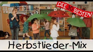 Herbstlieder KinderliederMix  Singen Tanzen und Bewegen [upl. by Nyleimaj]