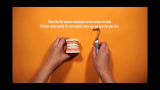 Lighted Tooth Stain Eraser demo video [upl. by Ymmot220]