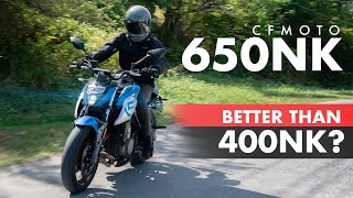 CFMOTO 650NK Review  Better than 400NK [upl. by Server836]