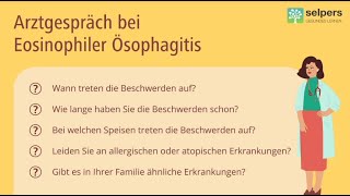 Eosinophile Ösophagitis  was dich beim Arztbesuch erwartet Arzt informiert [upl. by Sammer]