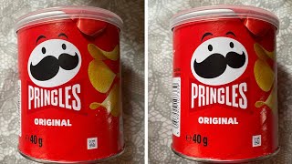 PRINGLES ORIGINAL POTATO CHIPS REVIEW [upl. by Aihtiekal622]