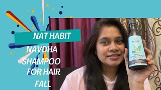 Nat Habit Navdha Shampoo for Hair Fall Control nathabit hairfall hairfallcontrolshampoo [upl. by Iglesias]