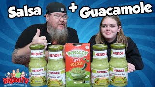 Herdez Guacamole Salsa amp Wholly Guacamole  Taste Test Tuesday [upl. by Godding]