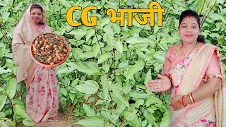 हमर छत्तीसगढ़िया भाजी चेच अऊ अदौरी बरी  cg bhaji recipe  cg vlogger Mamta [upl. by Ninnetta914]