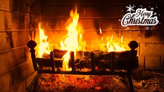 Instrumental Christmas Music Crackling Fire Sounds Christmas Piano Jazz in Fireplace Ambience 🔥 [upl. by Nedap]