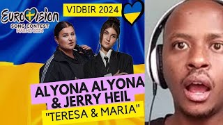 🇺🇦 Alyona Alyona amp Jerry Heil  quotTeresa amp Mariaquot  Vidbir 2024 REACTION [upl. by Gemmell]