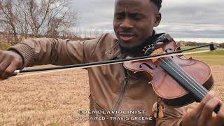 You Waited  Travis Greene Official Violin Cover  DEMOLA [upl. by Mieka]