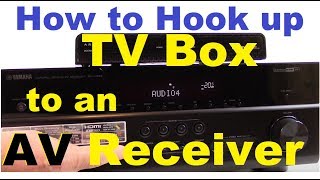 How to Connect TV Set top box to AV Receiver [upl. by Ardnahcal676]