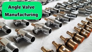 Angle Valve Manufacturing Process  Complete Guide to Plumbing Angle Valve Assembly amp Parts [upl. by Shalne305]