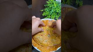 🌿🌮High Protein Breakfast Recipe  Healthy Breakfast Recipe  Besan Ka Chilla shorts viralvideo [upl. by Arathorn969]