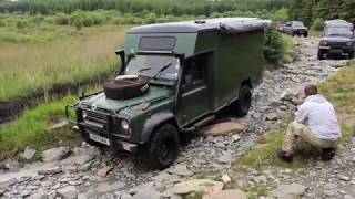 Land Rover Defender 127quot Ambulance Overland Camper Conversion [upl. by Nahoj]